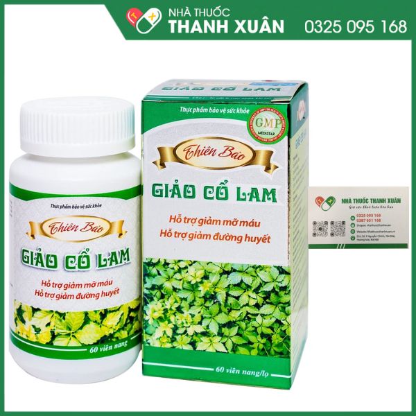 Thiên Bảo - Giảo Cổ Lam điều trị tăng mỡ máu